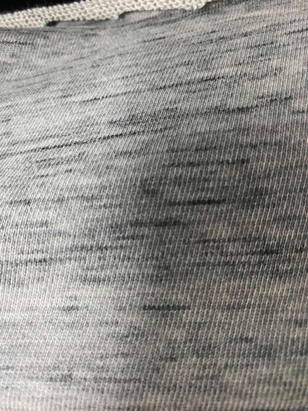 Grey Marl French Terry, Cotton, 320 gsm