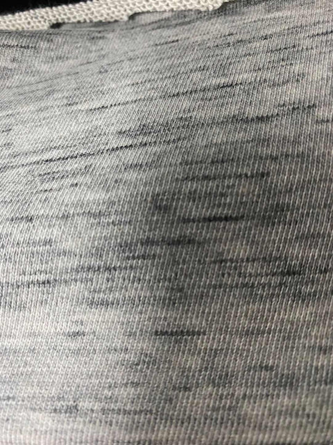 Grey Marl French Terry, Cotton, 320 gsm
