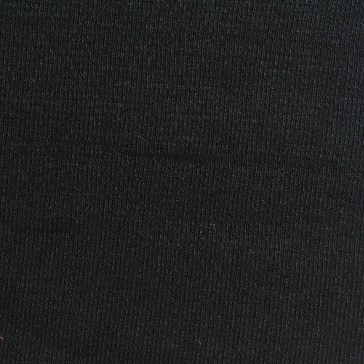 Viscose Polyester Blend Stretch Rib Knit Fabric, 270 gsm, 182 cm — Black