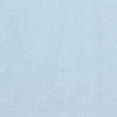 Brushed Polyester Cotton Knit Fabric, 235 gsm, 152 cm — Blue