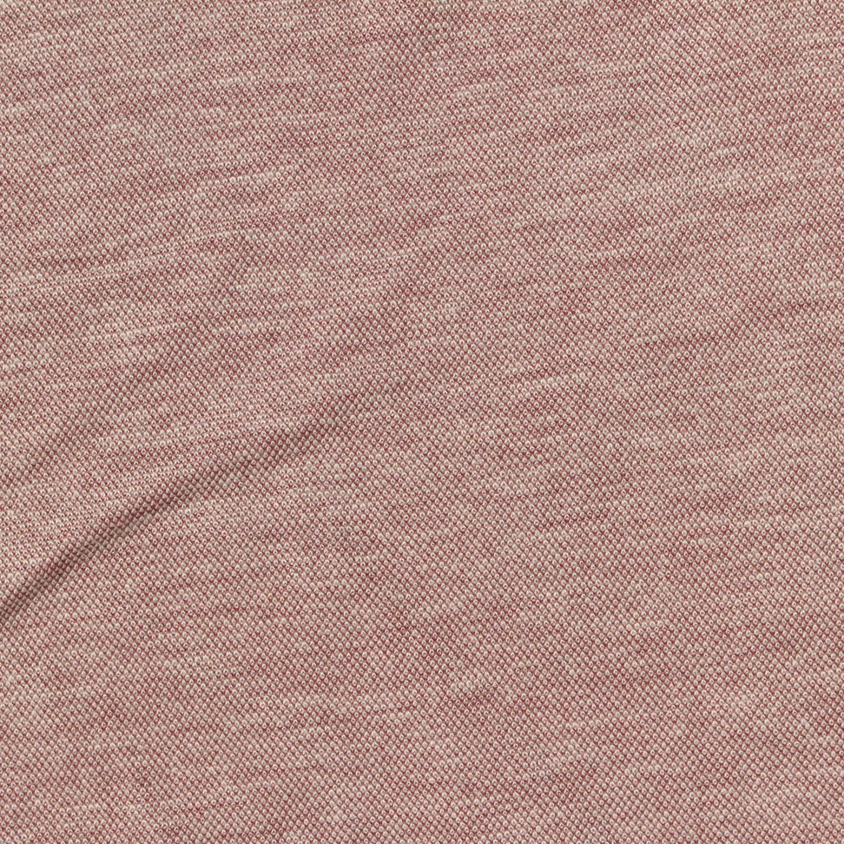 Light Beige Fine-Marl Piqué Knit, Viscose-Nylon
