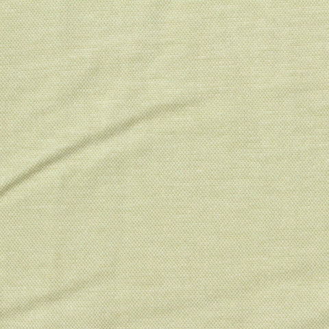 Light Green Textured-Diamond Piqué Knit, Viscose-Nylon