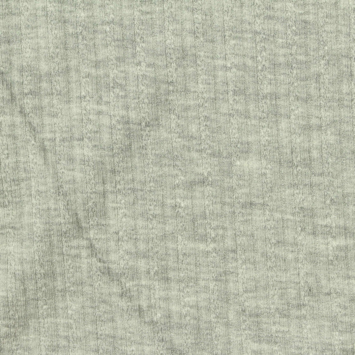 Light Grey Heather Rib Knit, Viscose