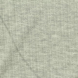 Light Grey Heather Rib Knit, Viscose