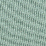 Viscose Stretch Rib Knit Fabric, 210 gsm, 130 cm — Green — texture