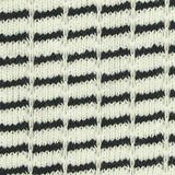 Black Dash Chunky Knit, Cotton-Poly — texture