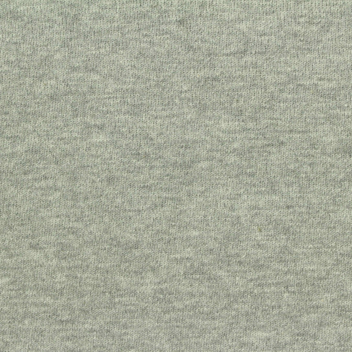 Heather Grey Marl Rib Knit, Cotton-Poly, 380 gsm