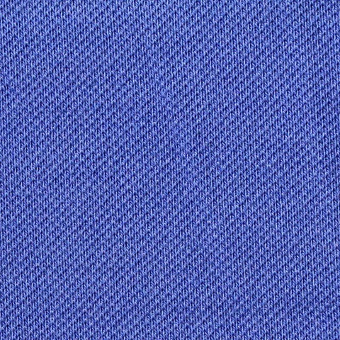Cotton Modal Stretch Piqué Knit Fabric, 210 gsm, 165 cm — Blue