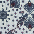Printed Polyester Stretch Crepe Fabric, 175 gsm, 135 cm — White