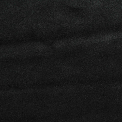 Polyester Cotton Stretch Velvet Fabric, 280 gsm, 165 cm — Black, ref EF-257590