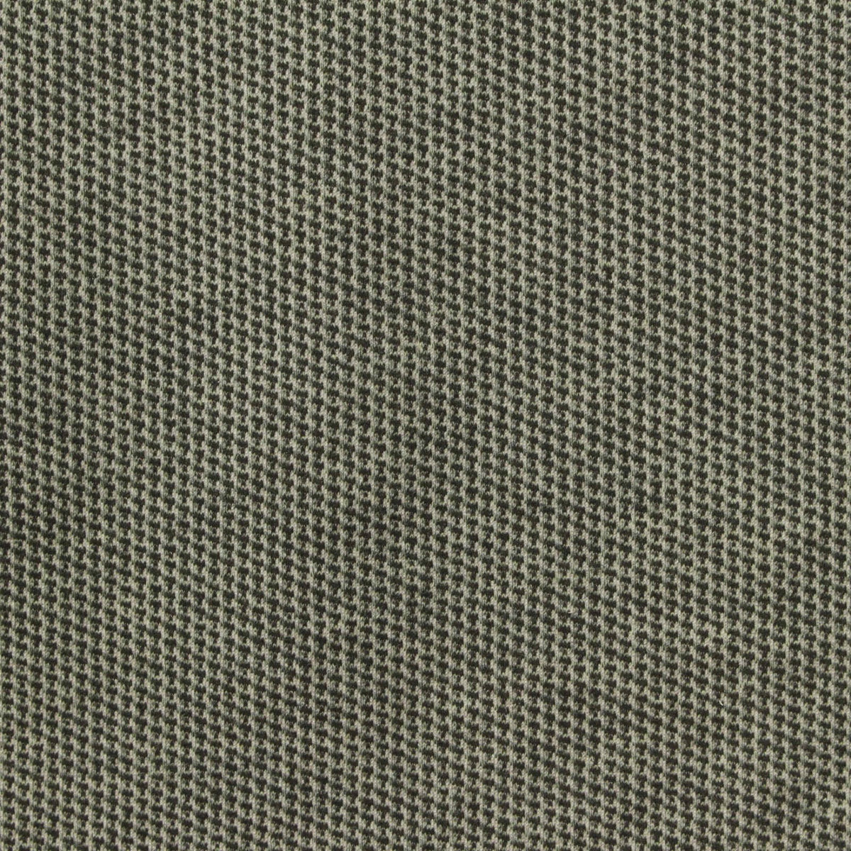 Dark Grey Houndstooth Interlock Knit, Poly-Nylon