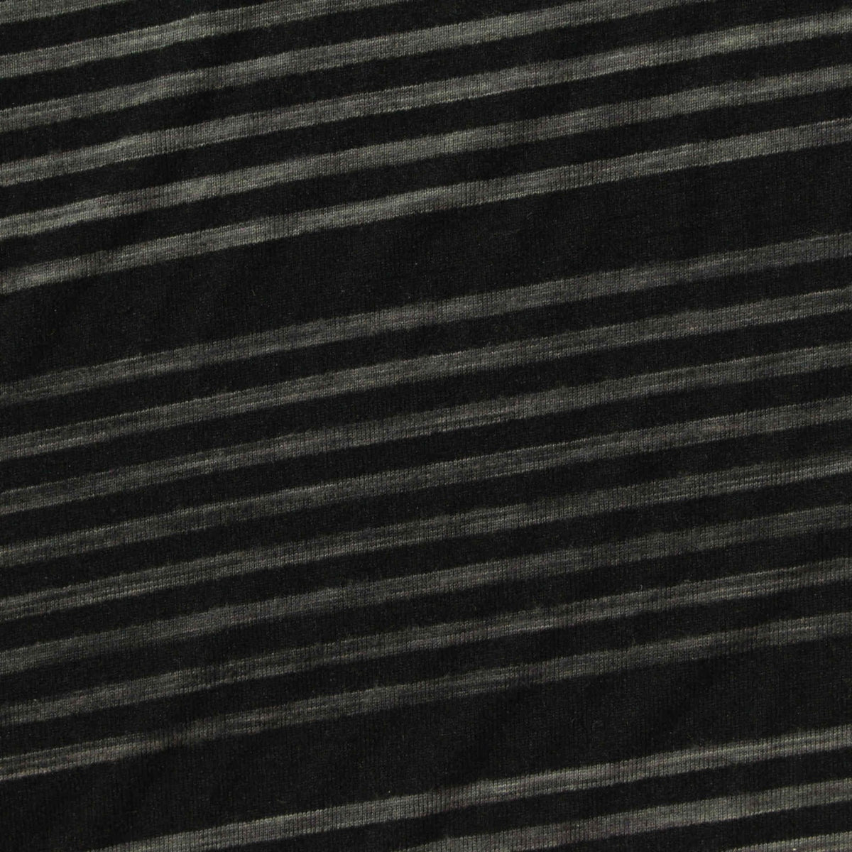 Dark Grey Stripe Milk Silk Knit, Polyester