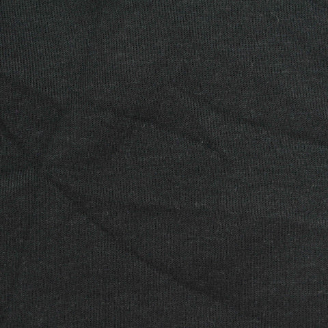 Polyester Cotton Scuba Knit Fabric, 230 gsm, 170 cm — Black