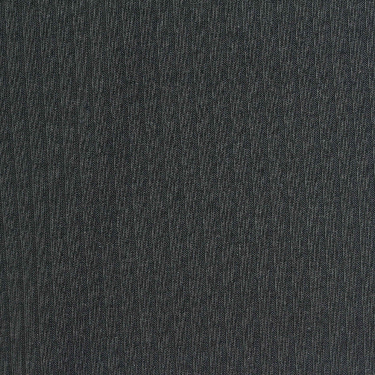Polyester Cotton Rib Knit Fabric, 200 gsm, 145 cm — Grey