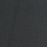 Polyester Cotton Rib Knit Fabric, 200 gsm, 145 cm — Grey