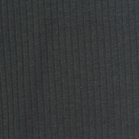 Polyester Cotton Rib Knit Fabric, 200 gsm, 145 cm — Grey