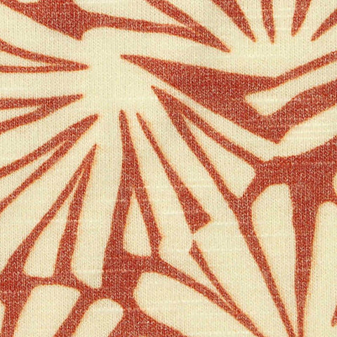 Terracotta Abstract Jersey Knit, Poly-Viscose