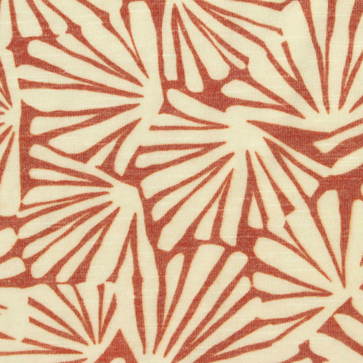 Terracotta Abstract Jersey Knit, Poly-Viscose