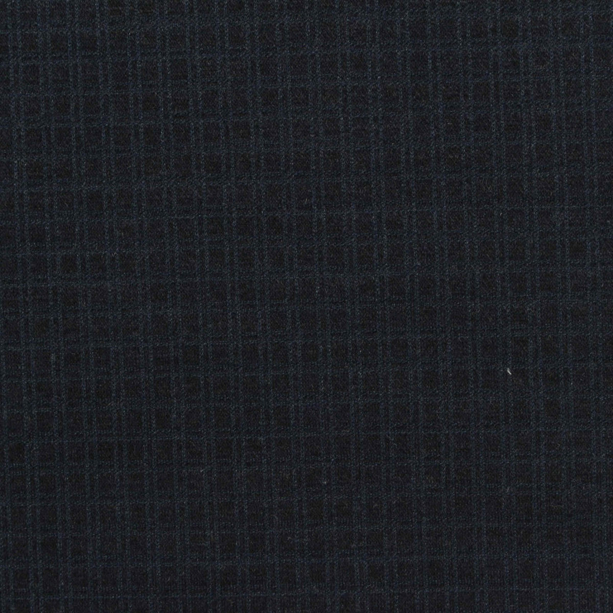 Navy Check Jacquard, Poly-Viscose