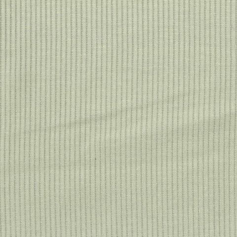 Viscose Nylon Metallic Stretch Rib Knit Fabric, 170 gsm, 150 cm — Green