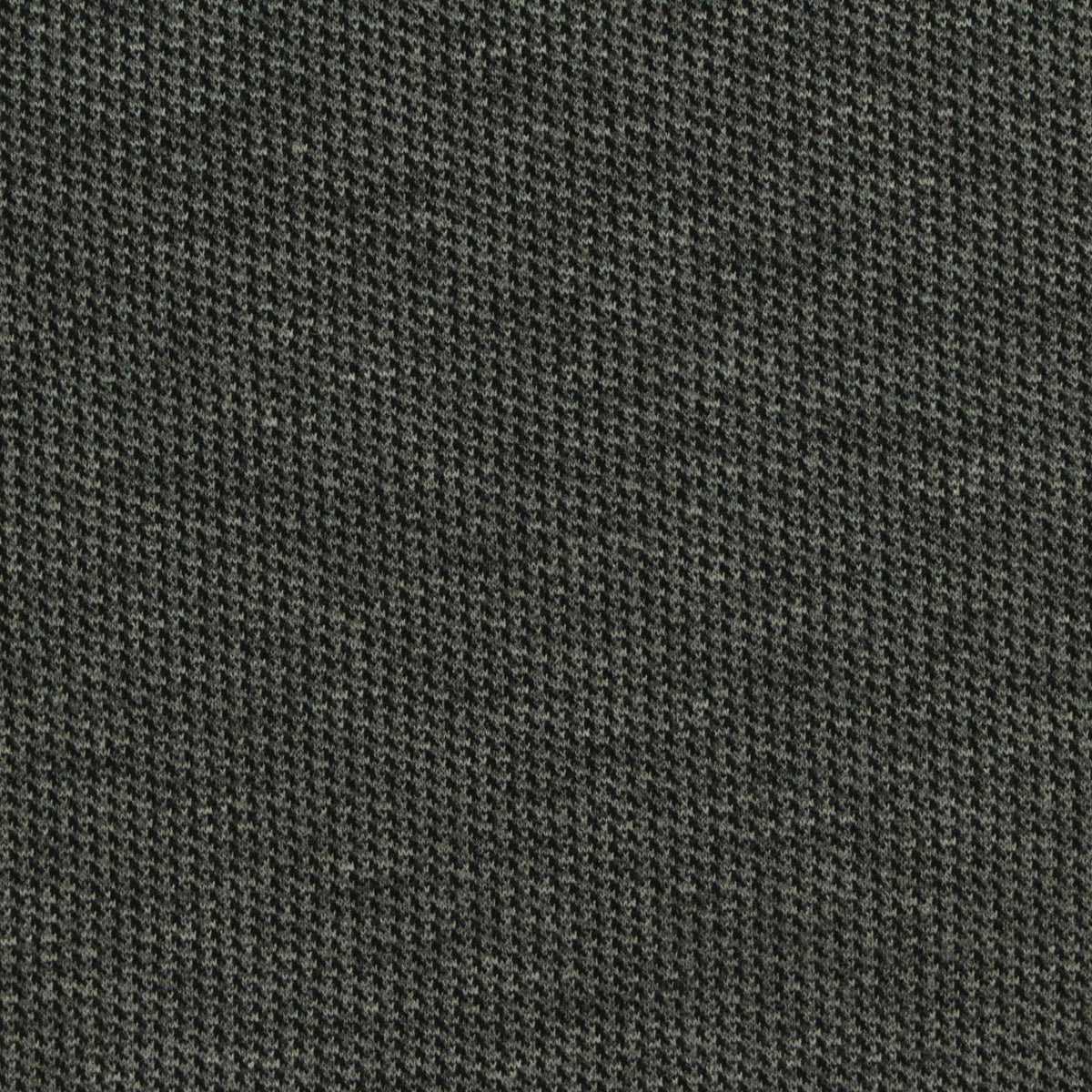 Light Grey Houndstooth Interlock Knit, Poly-Nylon