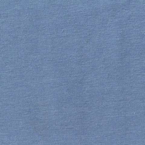 Cotton Polyester Stretch Rib Knit Fabric, 220 gsm, 165 cm — Blue