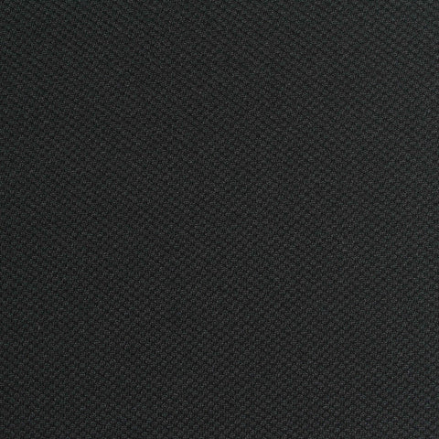 Polyester Stretch Interlock Knit Fabric, 270 gsm, 155 cm — Black