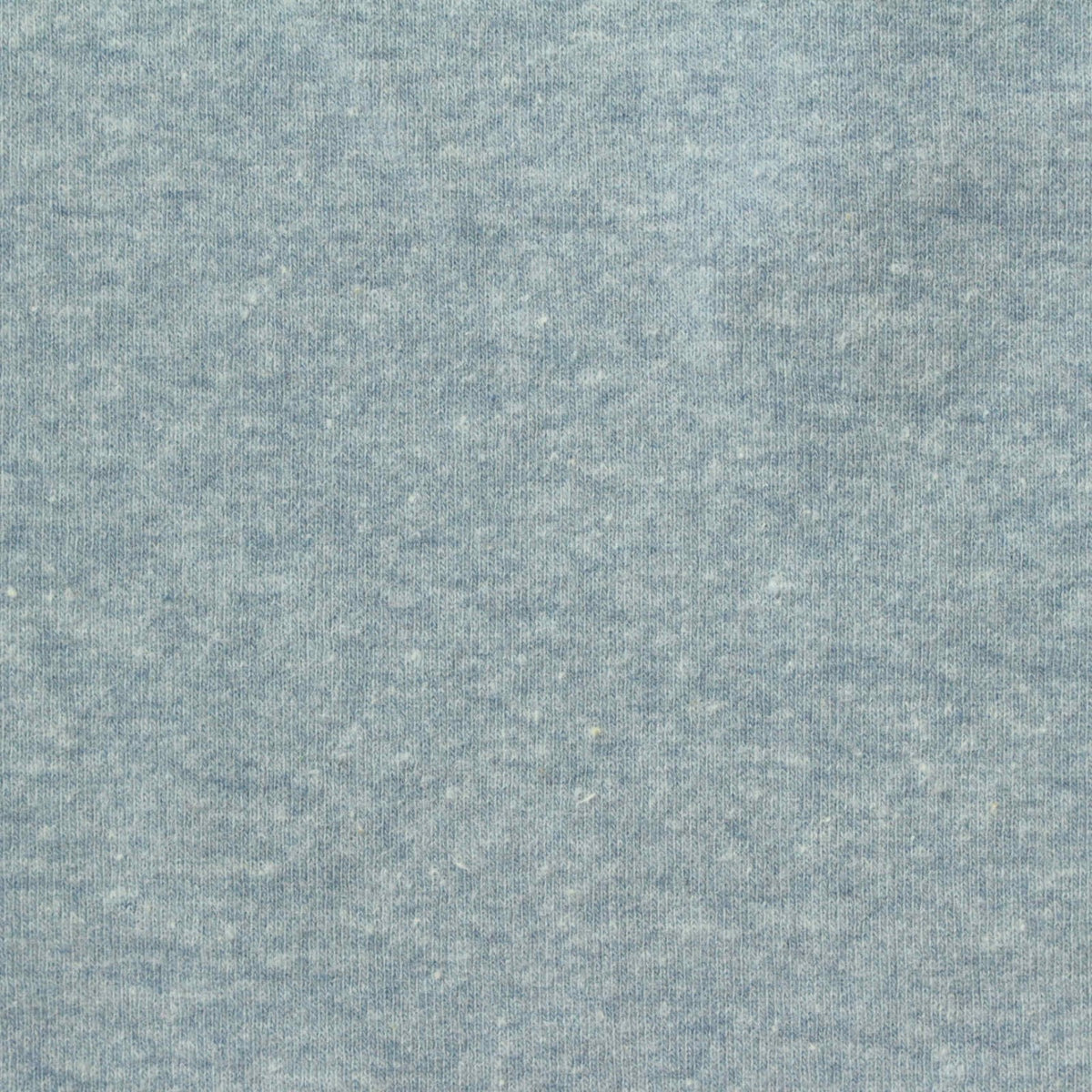 Light Blue Marl Rib Knit, Cotton-Poly