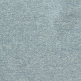 Light Blue Marl Rib Knit, Cotton-Poly