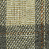 Grey Plaid Interlock Knit, Polyester — texture