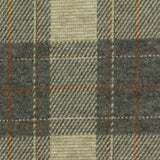 Grey Plaid Interlock Knit, Polyester
