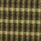 Brown Houndstooth Interlock Knit, Polyester