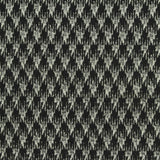 Black Houndstooth Interlock Knit, Polyester