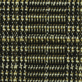 Black Plaid Interlock Knit, Poly-Viscose — texture