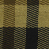 Black Plaid Interlock Knit, Poly-Viscose