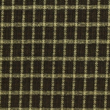 Dark Brown Check Interlock Knit, Poly-Viscose