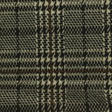 Black Houndstooth Interlock Knit, Polyester
