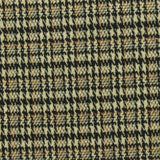 Black Houndstooth Interlock Knit, Poly-Viscose