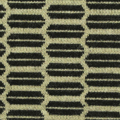 Jacquard Polyester Stretch Interlock Knit Fabric, 294 gsm, 160 cm — Khaki