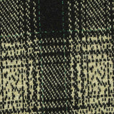 Black Plaid Interlock Knit, Poly-Viscose — texture