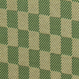 Green Check Interlock Knit, Polyester