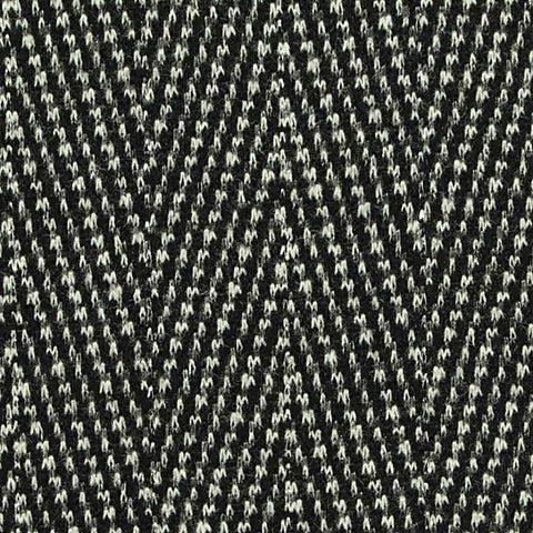 Black Chevron Interlock Knit, Poly-Viscose