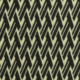 Black Zigzag Interlock Knit, Poly-Viscose