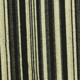 Black Stripes Interlock Knit, Poly-Viscose