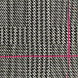 Black Houndstooth Jacquard, Poly-Viscose