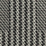 Black Houndstooth Jacquard, Poly-Viscose — texture