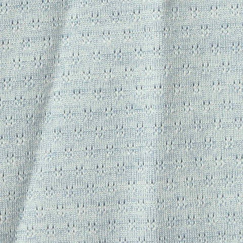 Blue Tone-on-Tone Dot Jacquard, Cotton