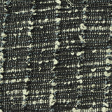 White Check Bouclé, Poly-Cotton