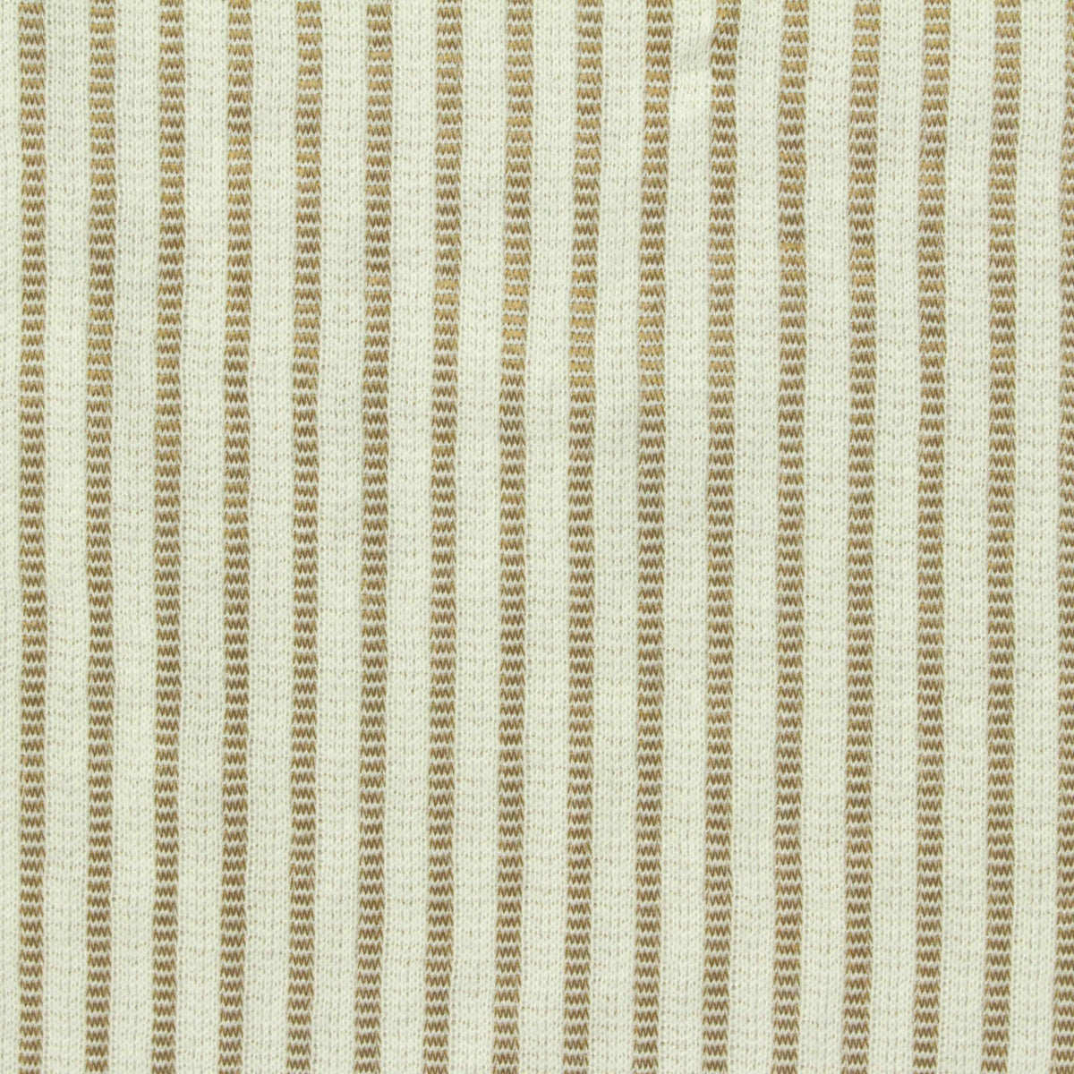 Cream Stripe Knit, Cotton-Poly