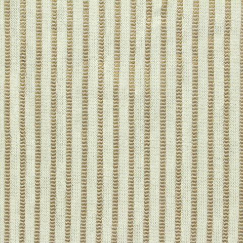 Cream Stripe Knit, Cotton-Poly